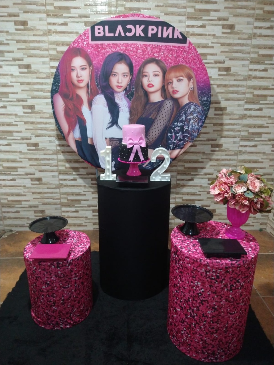 Pegue E Monte Black Pink  - Realize Decorações