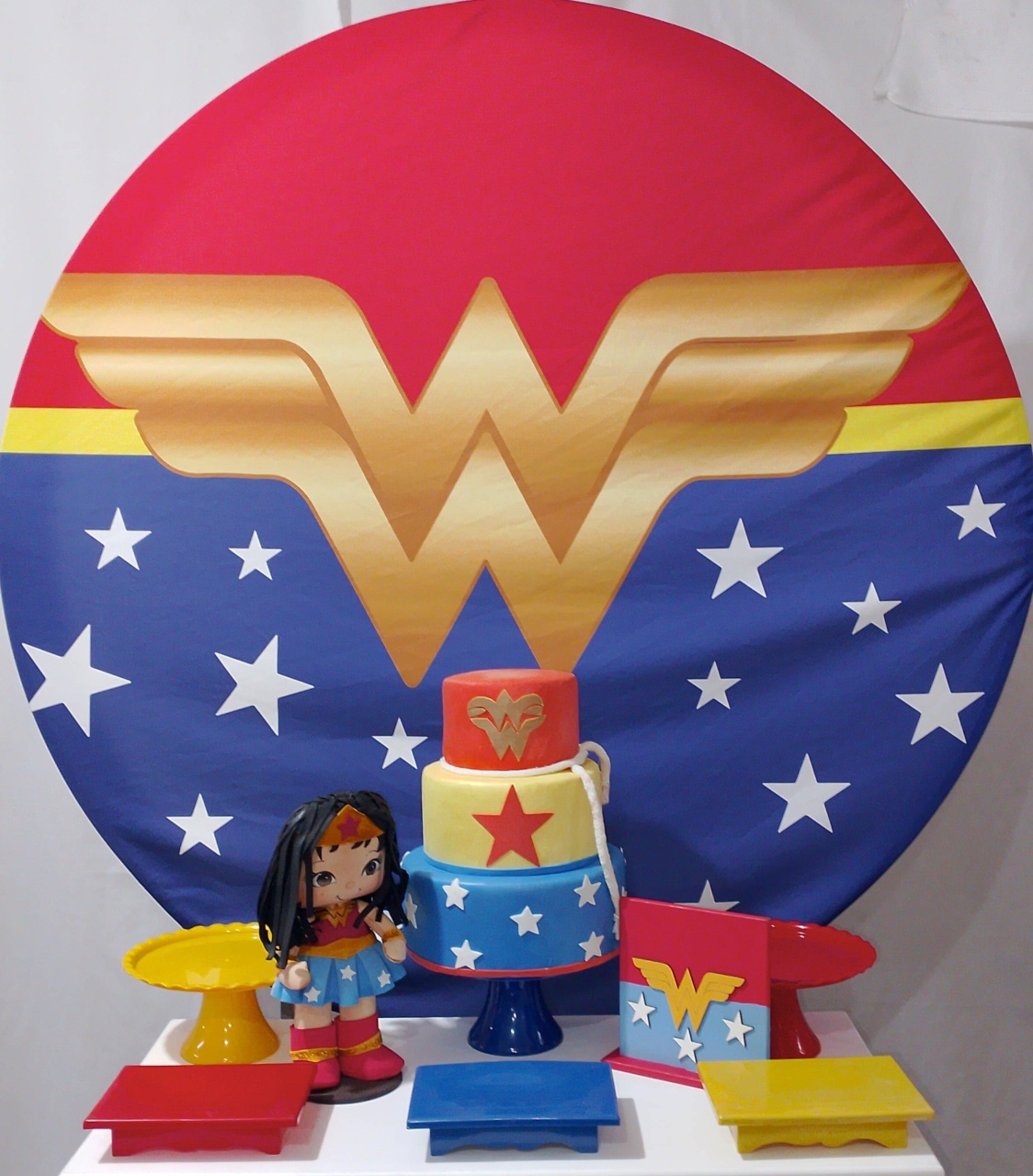 Kit Sem Mesa Mulher Maravilha 1 - Realize Decorações