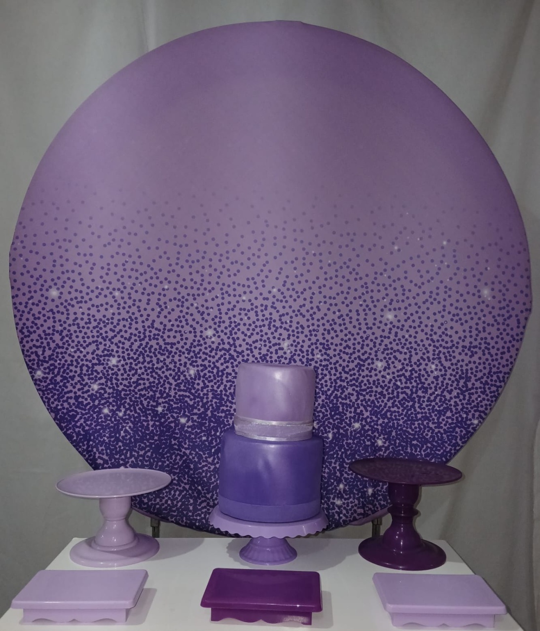 Kit Sem Mesa Clássico Lilás  - Realize Decorações
