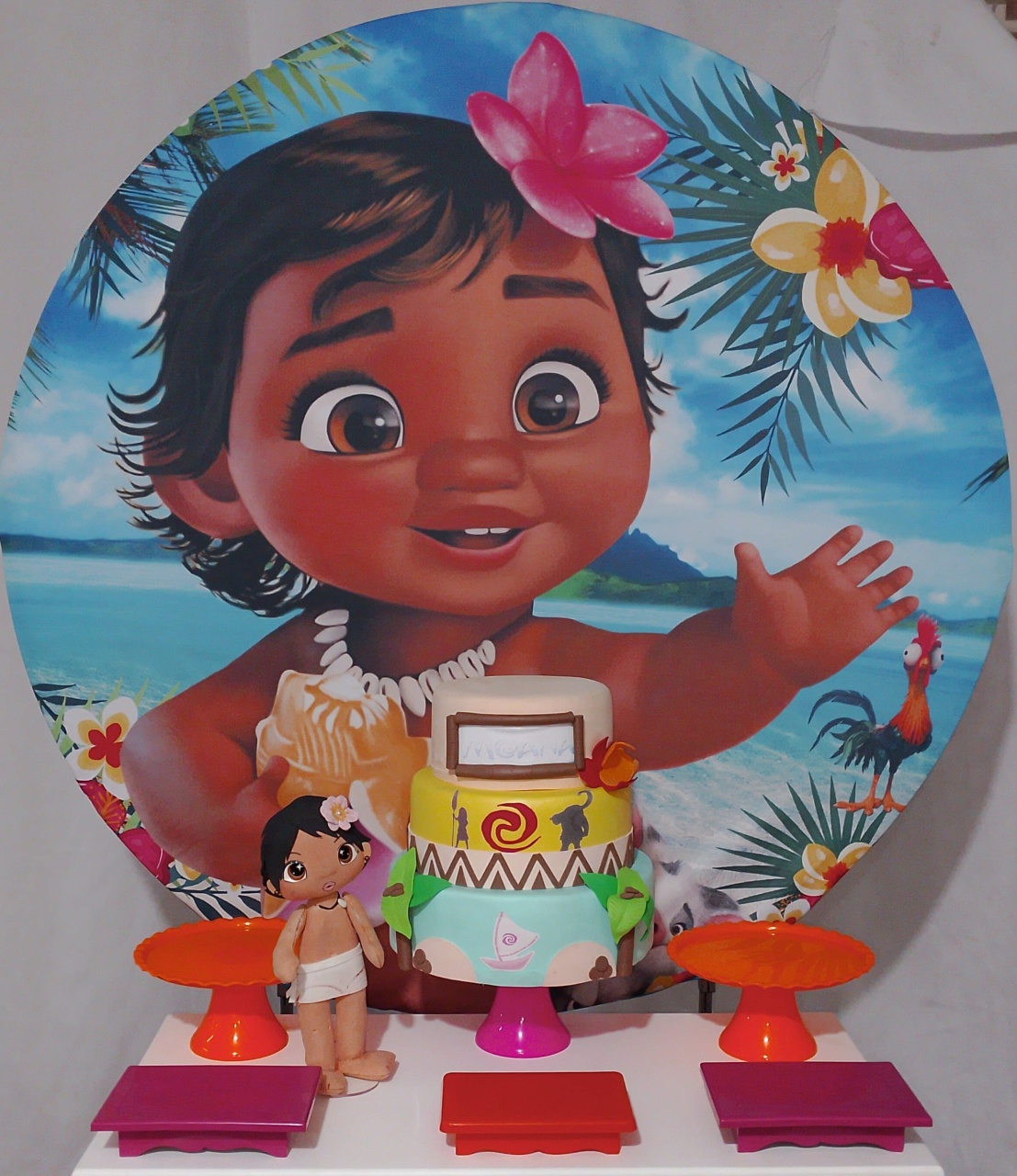 Kit Sem Mesa Moana Baby  - Realize Decorações