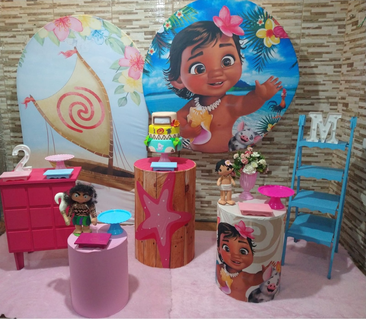 Pegue E Monte Moana Baby Luxo - Realize Decorações