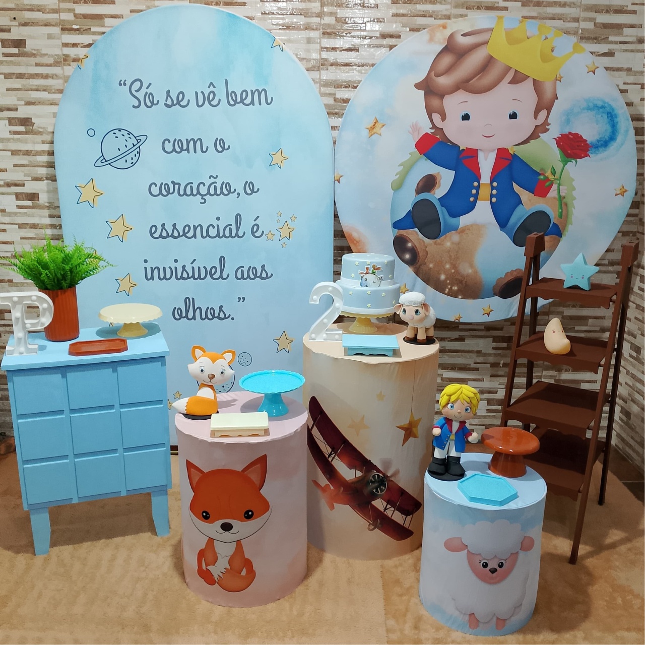 Pegue E Monte Pequeno Príncipe Luxo - Realize Decorações