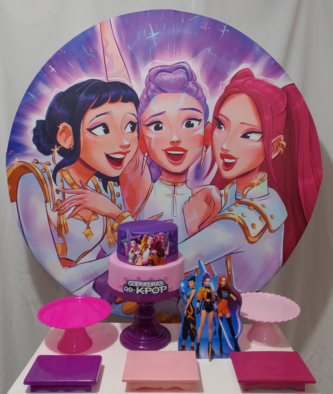 Kit Sem Mesa Guerreiras K Pop - Realize Decorações
