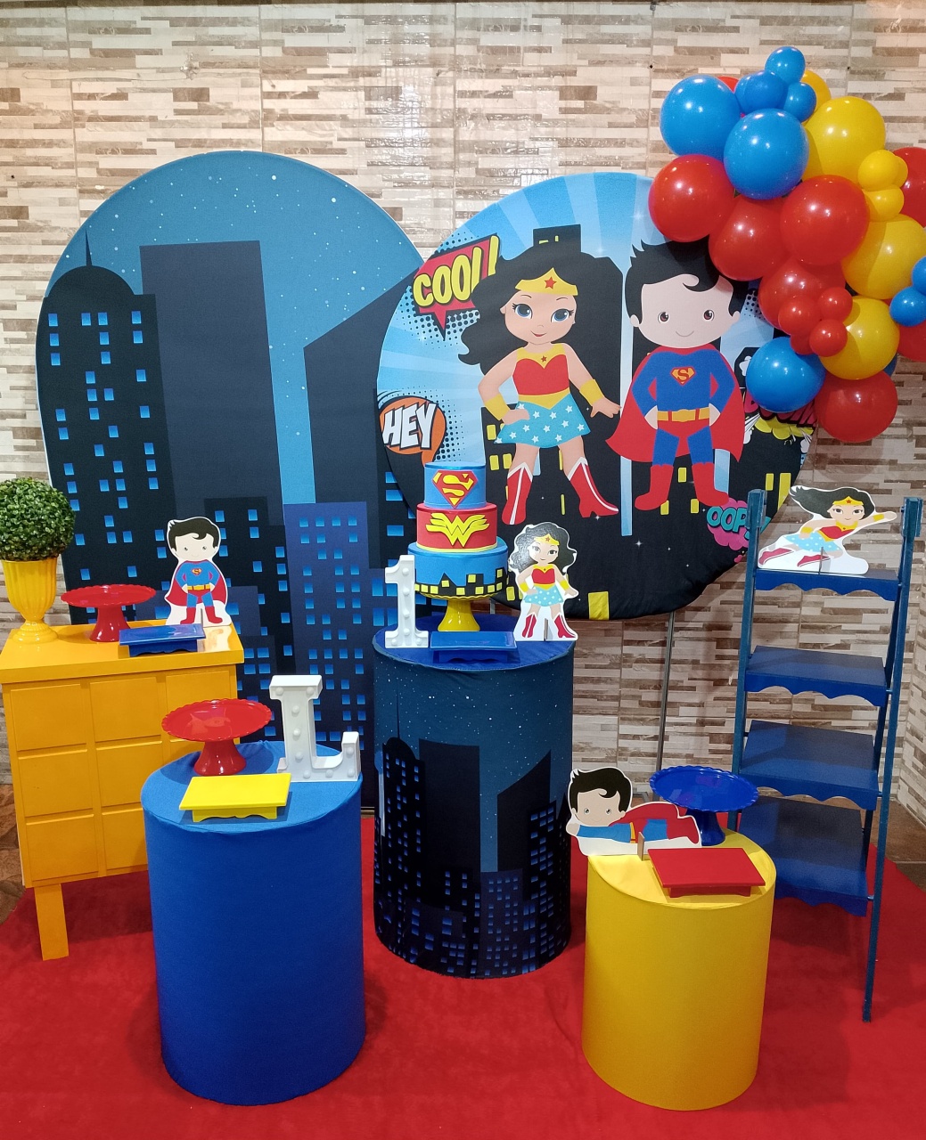Pegue E Monte Liga da Justiça Luxo - Realize Decorações