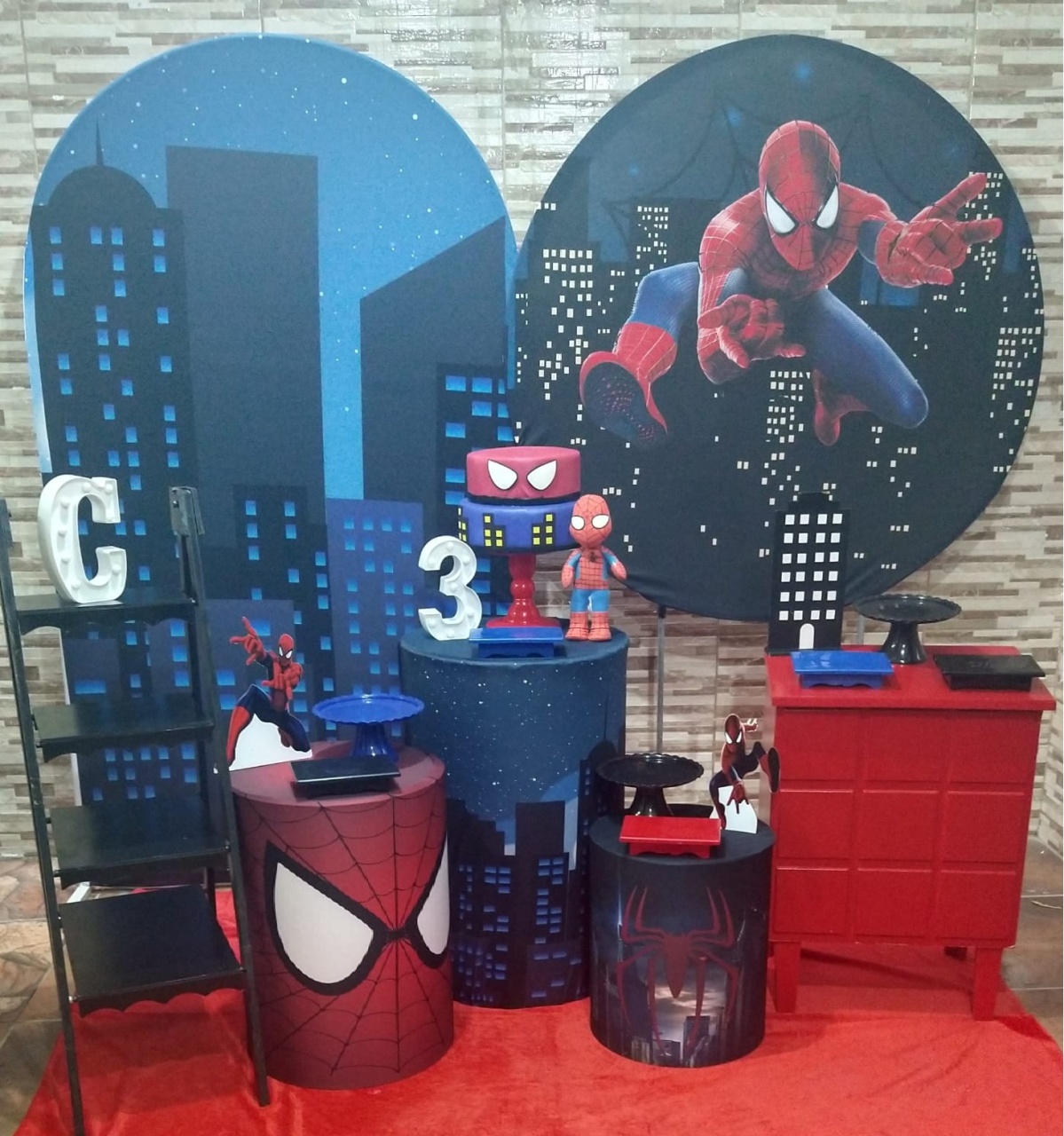 Pegue E Monte Homem Aranha Luxo - Realize Decorações