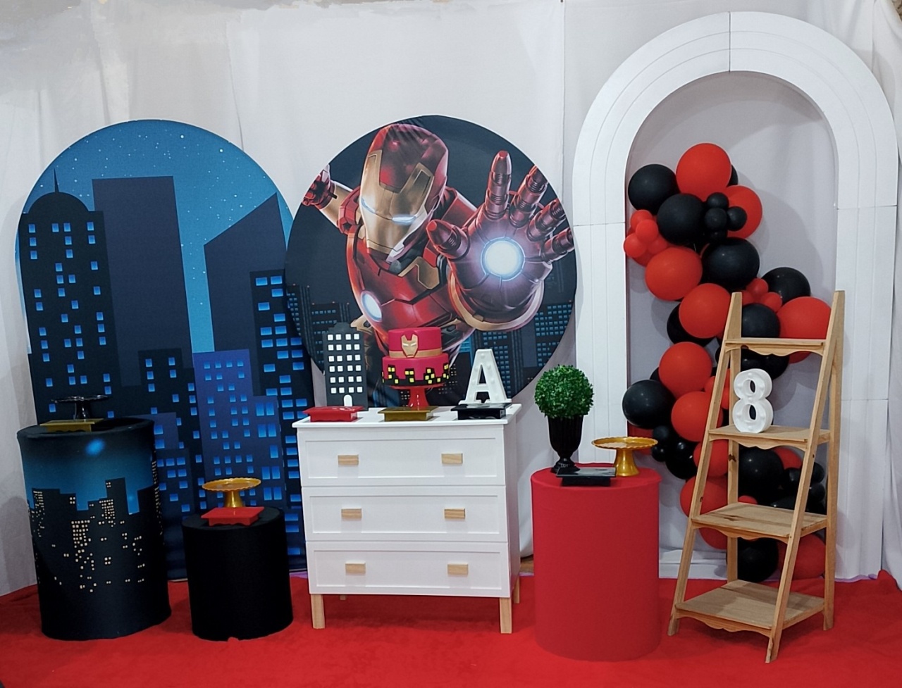Pegue E Monte Homem de Ferro Luxo 1  - Realize Decorações