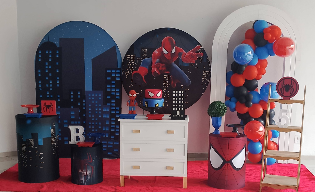 Pegue E Monte Homem Aranha Luxo 1 - Realize Decorações