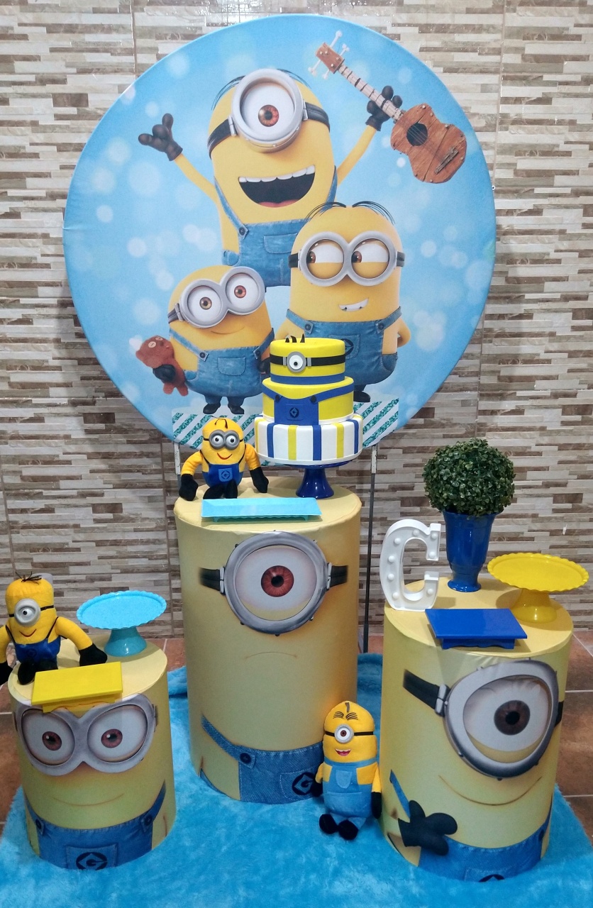 Pegue E Monte Minions - Realize Decorações
