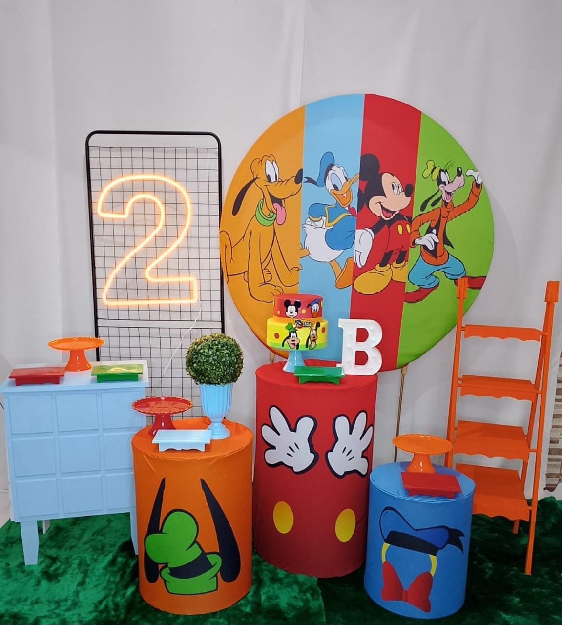 Pegue E Monte Turma Do Mickey Luxo - Realize Decorações