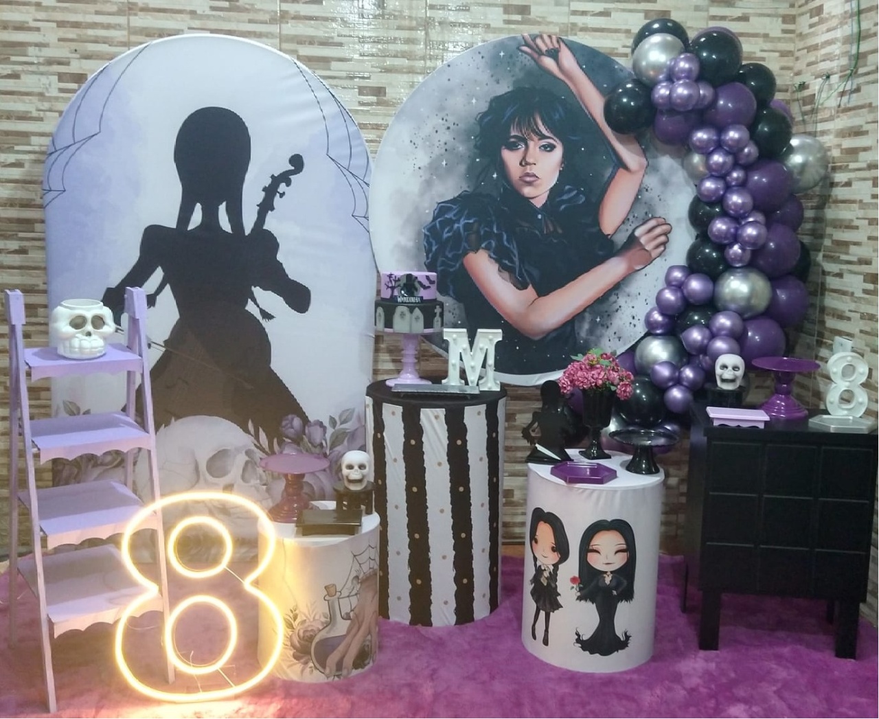 Pegue E Monte Wandinha Luxo 1 - Realize Decorações