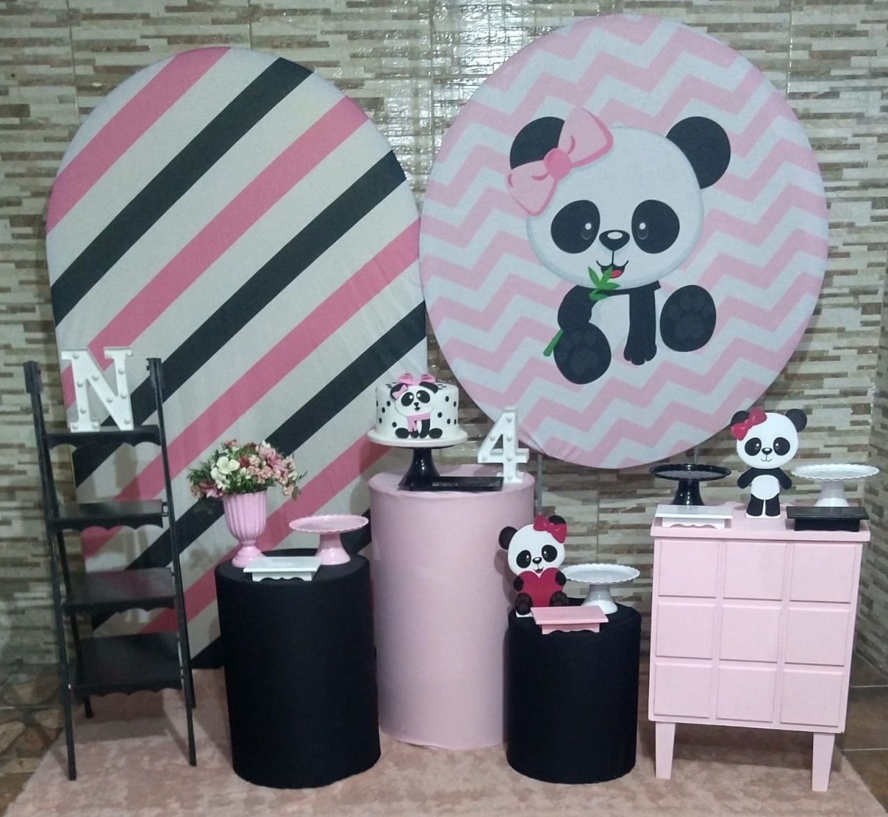Pegue E Monte Panda Luxo - Realize Decorações