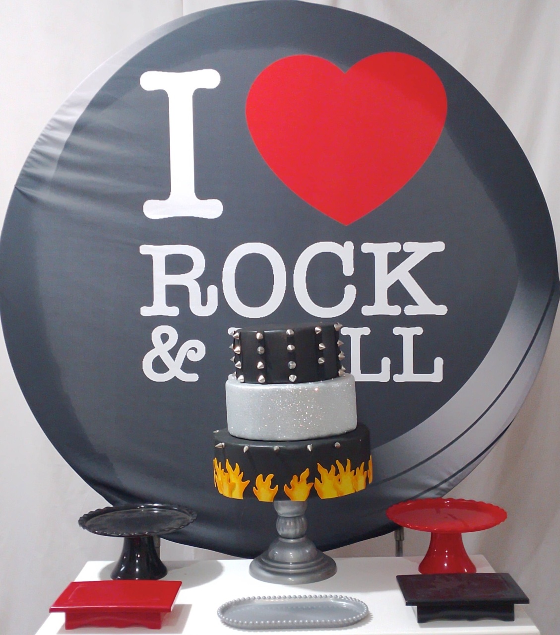 Kit Sem Mesa Rock - Realize Decorações
