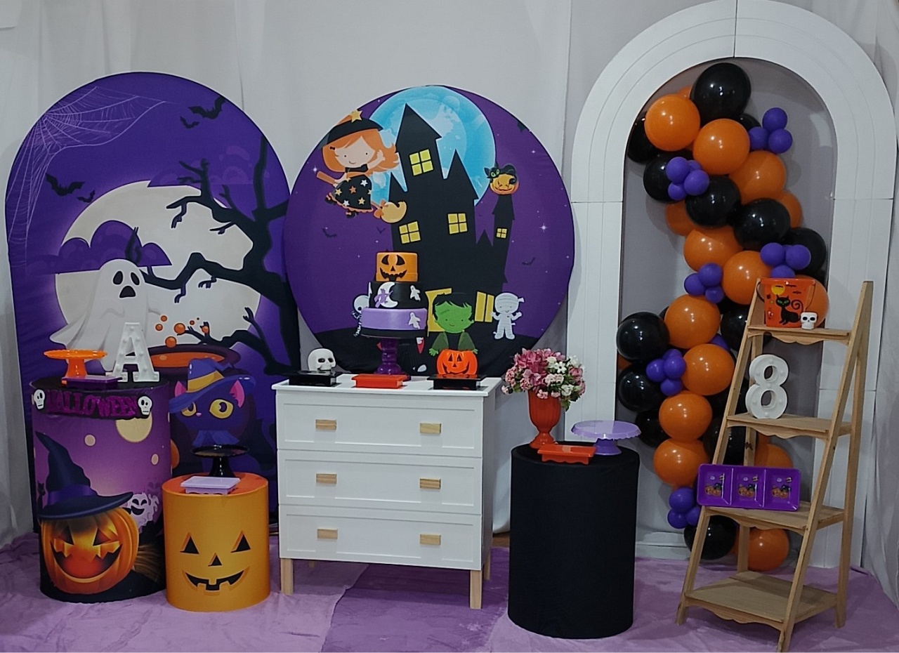 Pegue E Monte Halloween Luxo 5 - Realize Decorações
