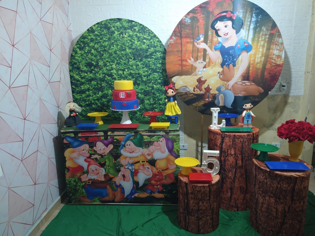 Pegue E Monte Branca de Neve Luxo - Realize Decorações