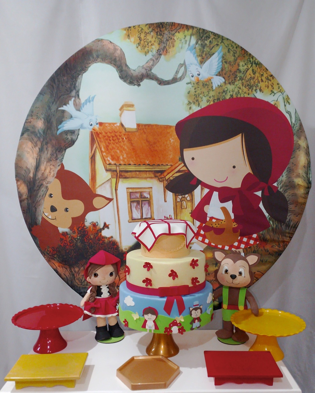 Kit Sem Mesa Chapeuzinho Vermelho  - Realize Decorações