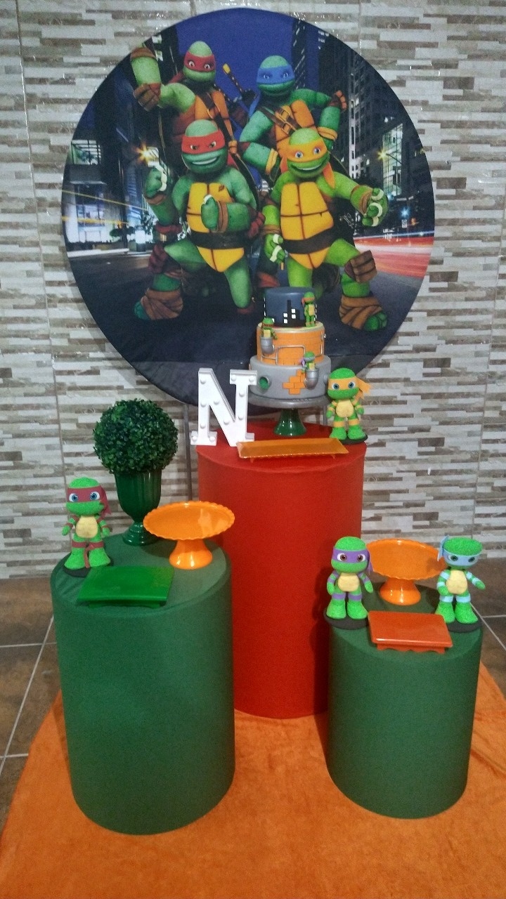 Pegue E Monte Tartaruga Ninja - Realize Decorações