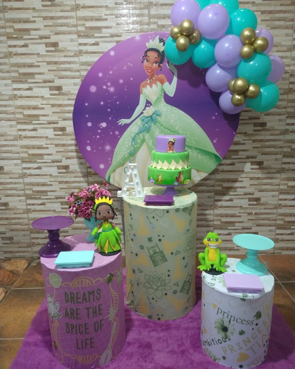 Pegue E Monte Princesa Tiana - Realize Decorações