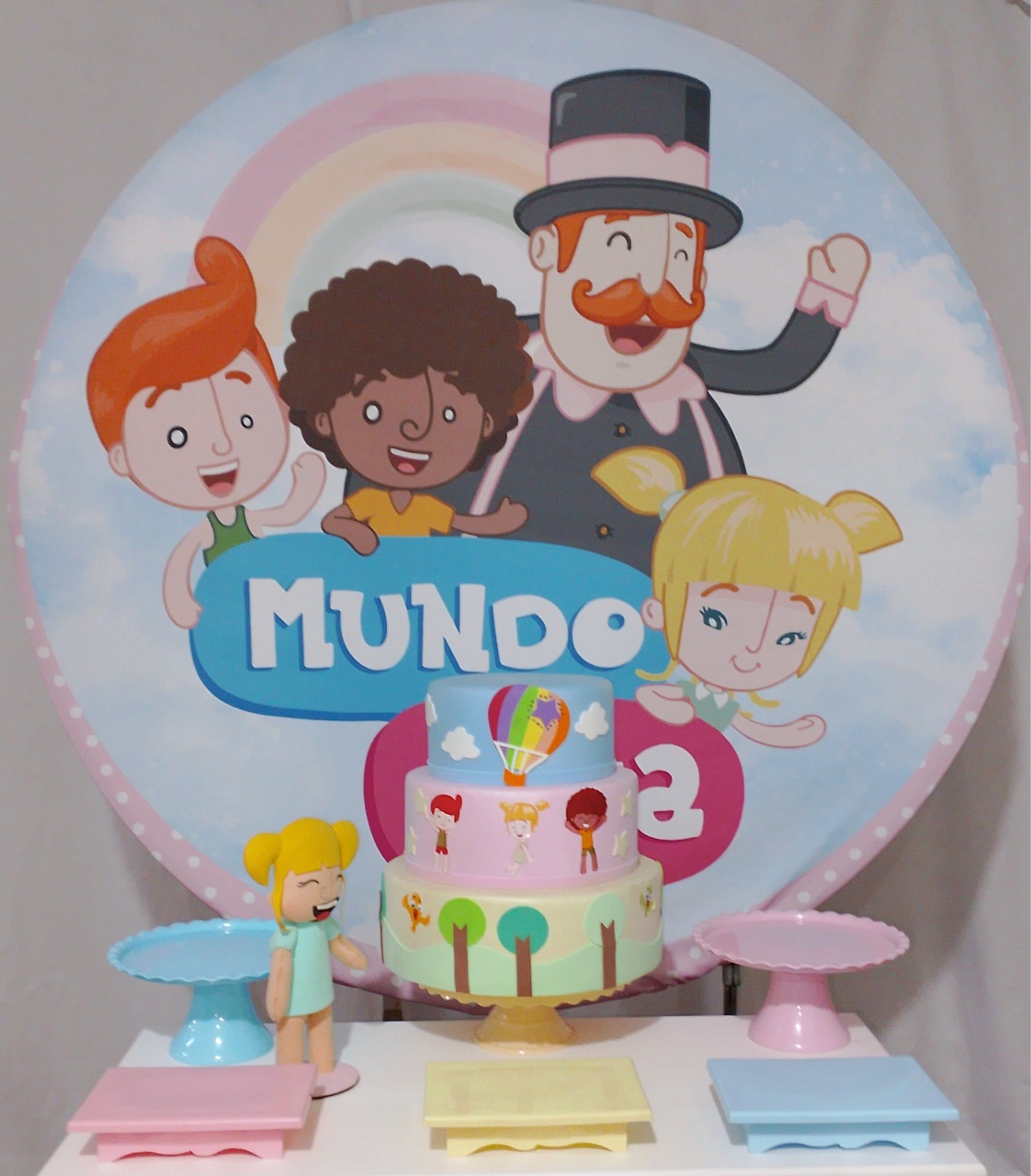 Kit Sem Mesa Mundo Bita Menina - Realize Decorações