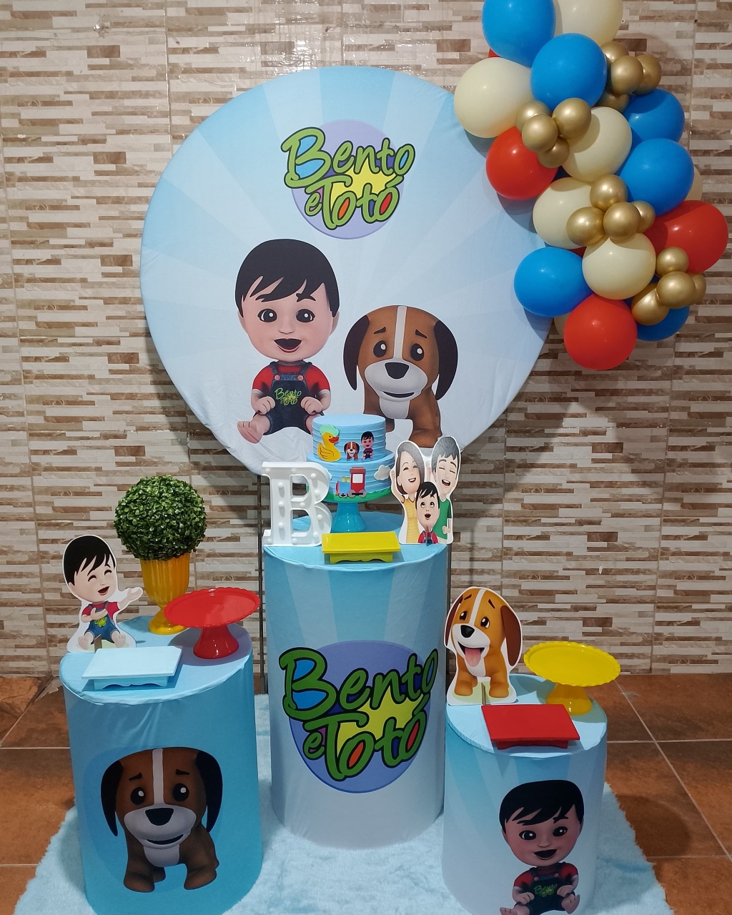 Pegue E Monte Bento E Totó - Realize Decorações
