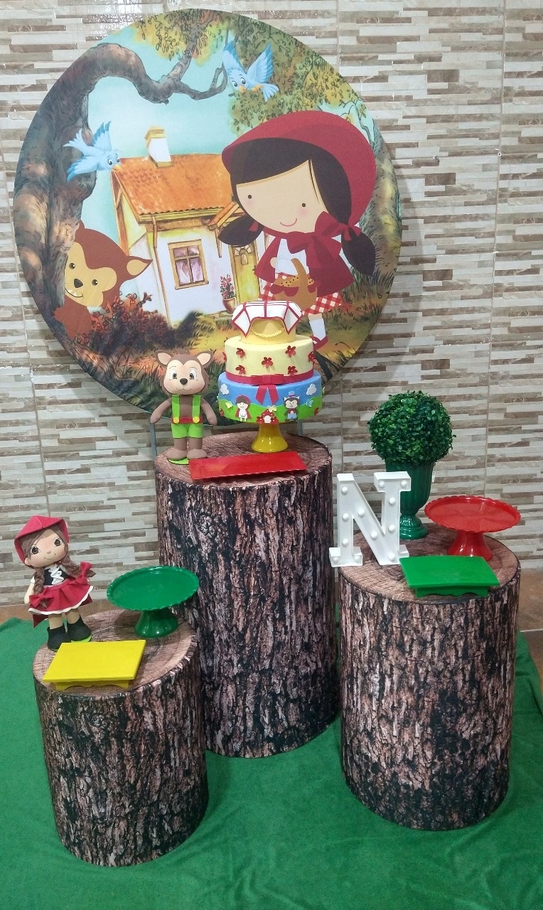Pegue E Monte Chapeuzinho Vermelho 1  - Realize Decorações
