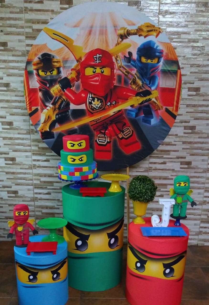Pegue E Monte Lego Ninja - Realize Decorações