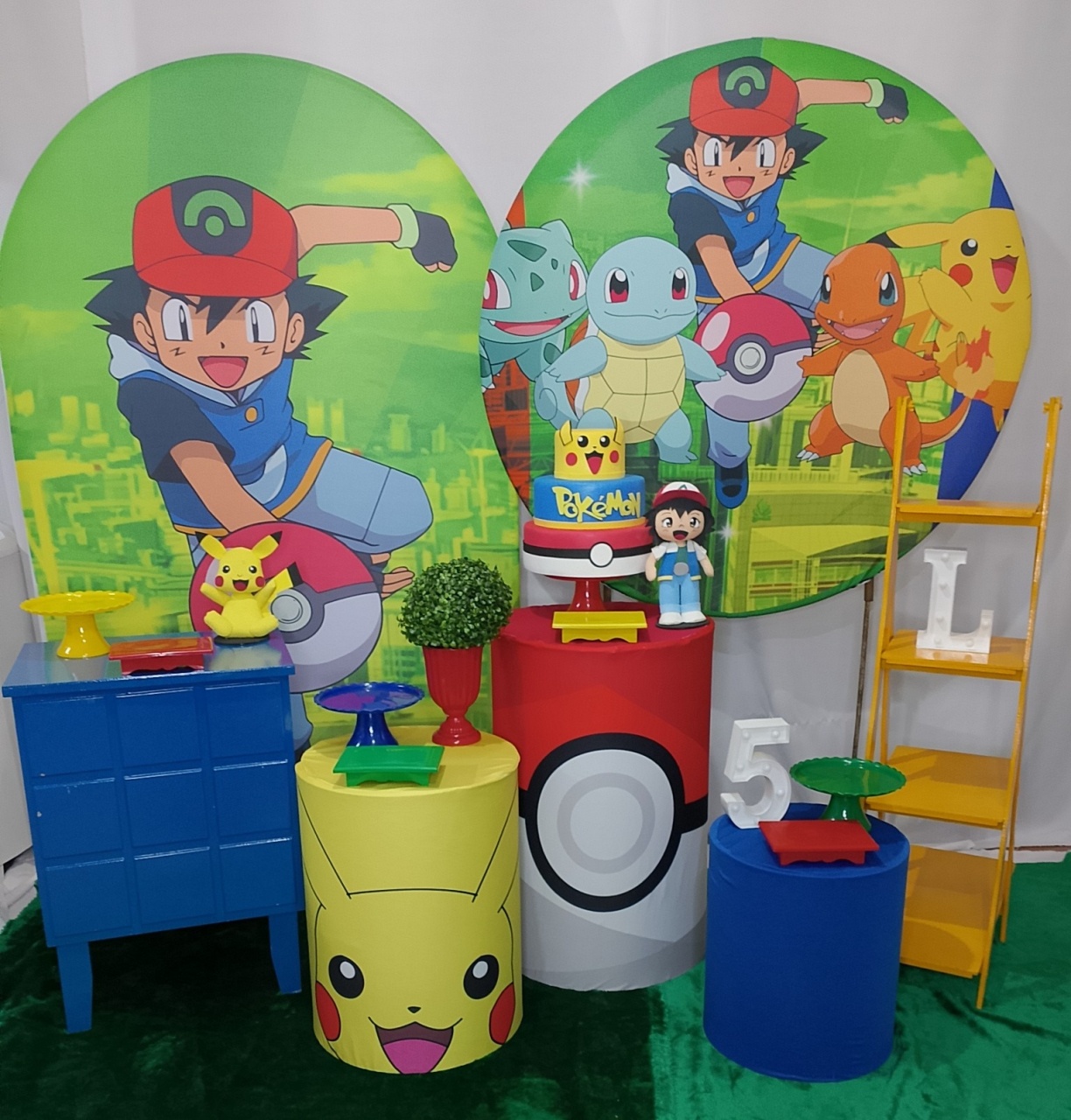 Pegue E Monte Pokémon Luxo - Realize Decorações