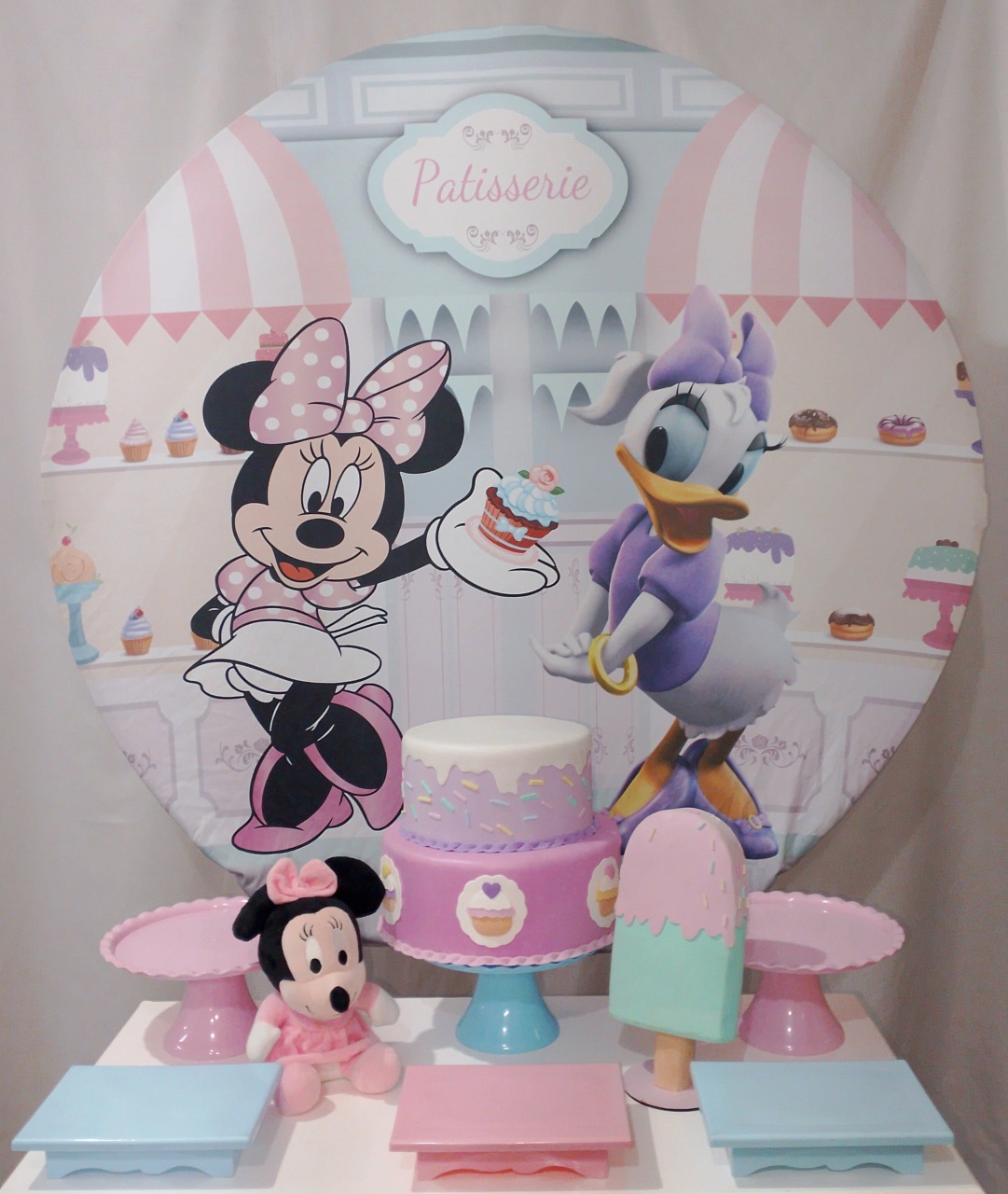 Kit Sem Mesa Minnie E Margarina Confeitaria - Realize Decorações