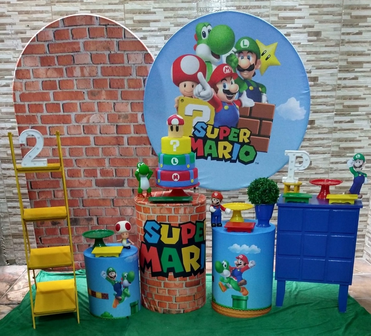Pegue E Monte Mário Bross Luxo - Realize Decorações