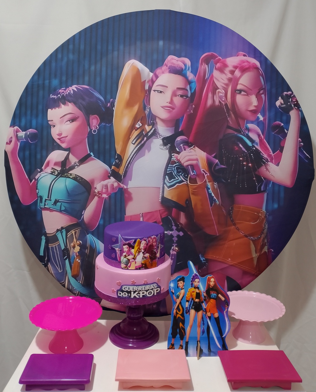 Kit Sem Mesa Guerreiras K Pop 1 - Realize Decorações