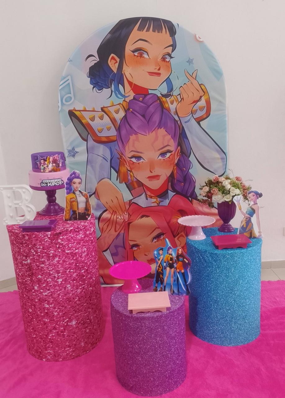 Pegue E Monte Guerreiras Do K Pop Romano - Realize Decorações