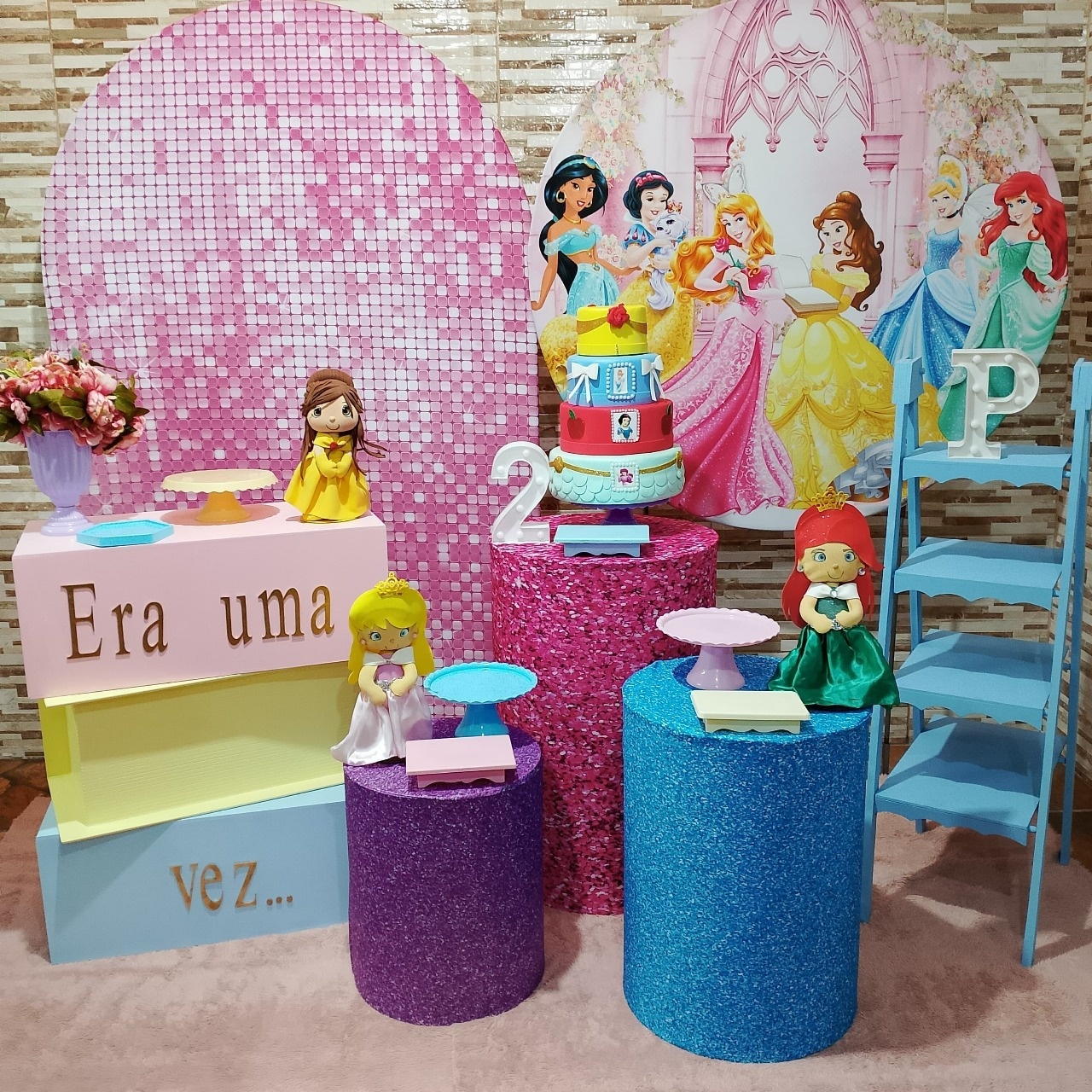 Pegue  E Monte Princesas Luxo  - Realize Decorações