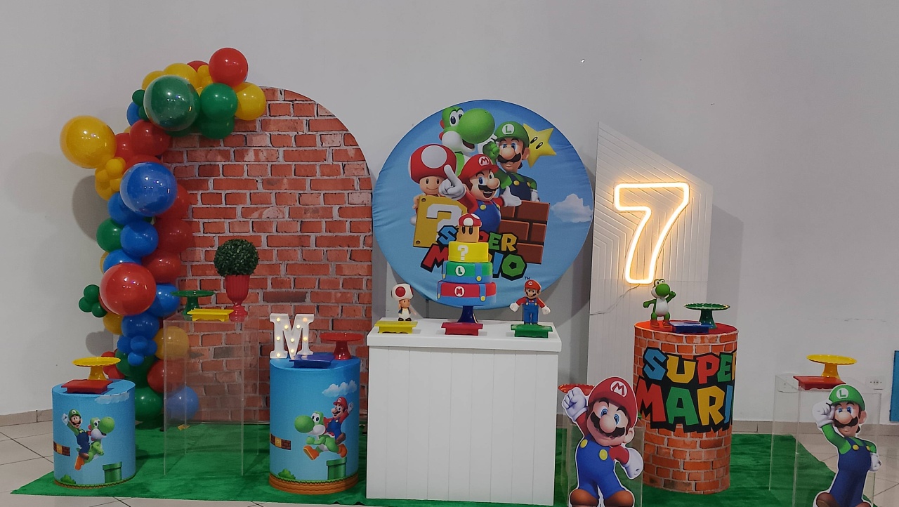 Pegue E Monte Mário Bross Mega Luxo - Realize Decorações