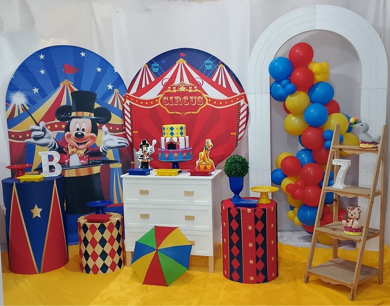 Pegue E Monte Circo Mickey  - Realize Decorações