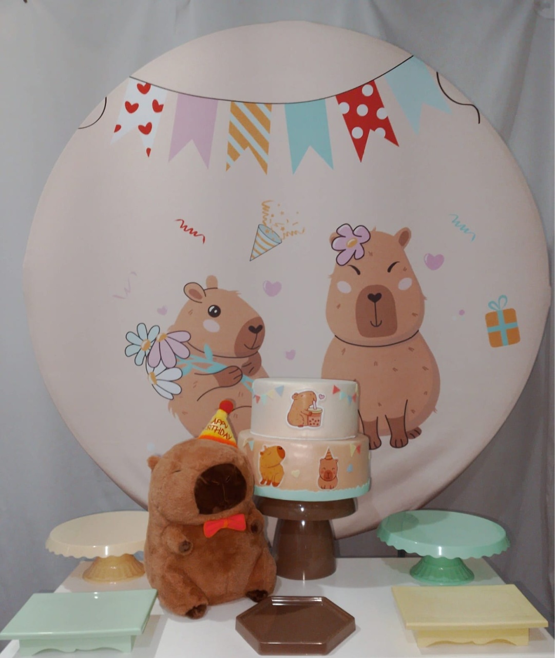 Kit Sem Mesa Capivara - Realize Decorações