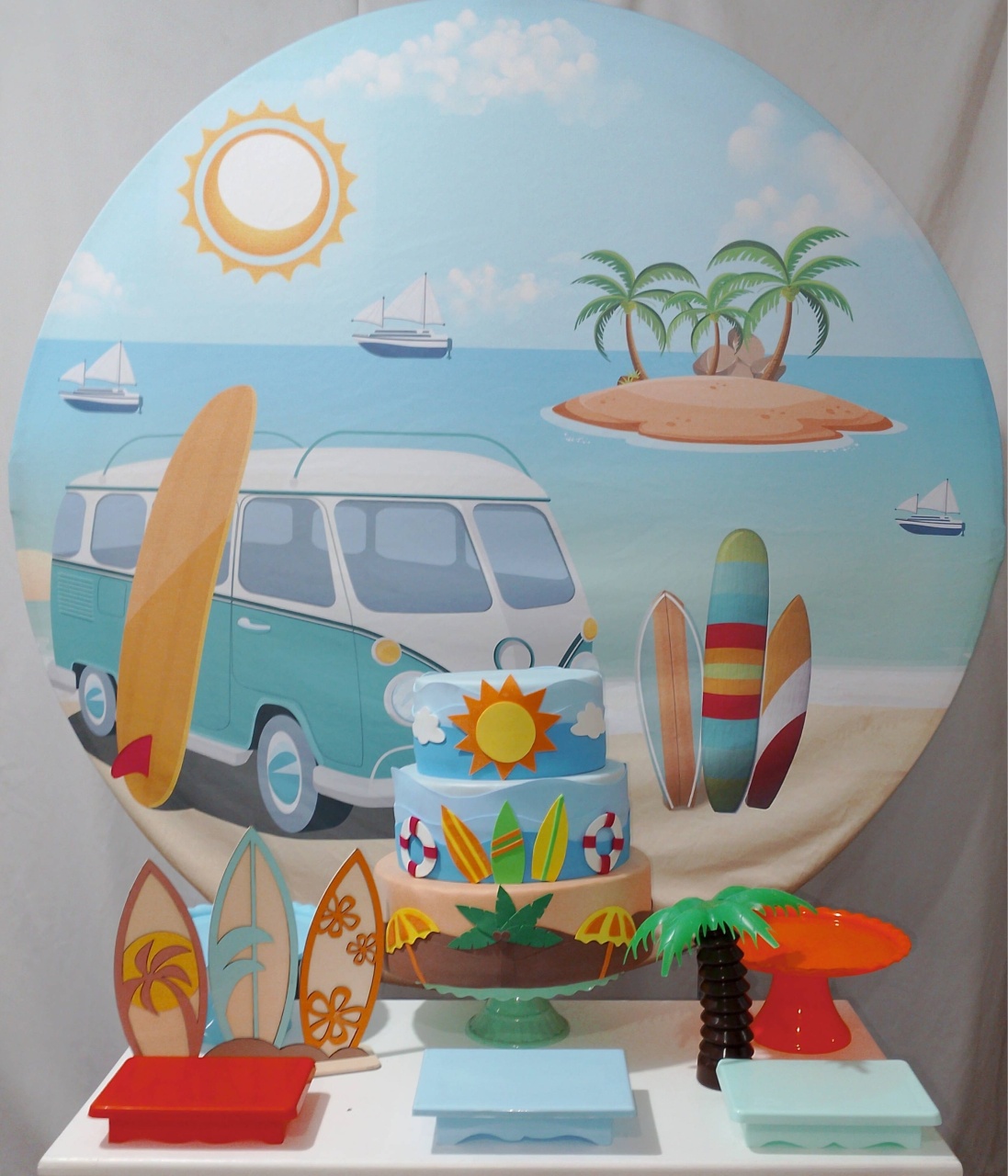 Kit Sem Mesa Praia  - Realize Decorações