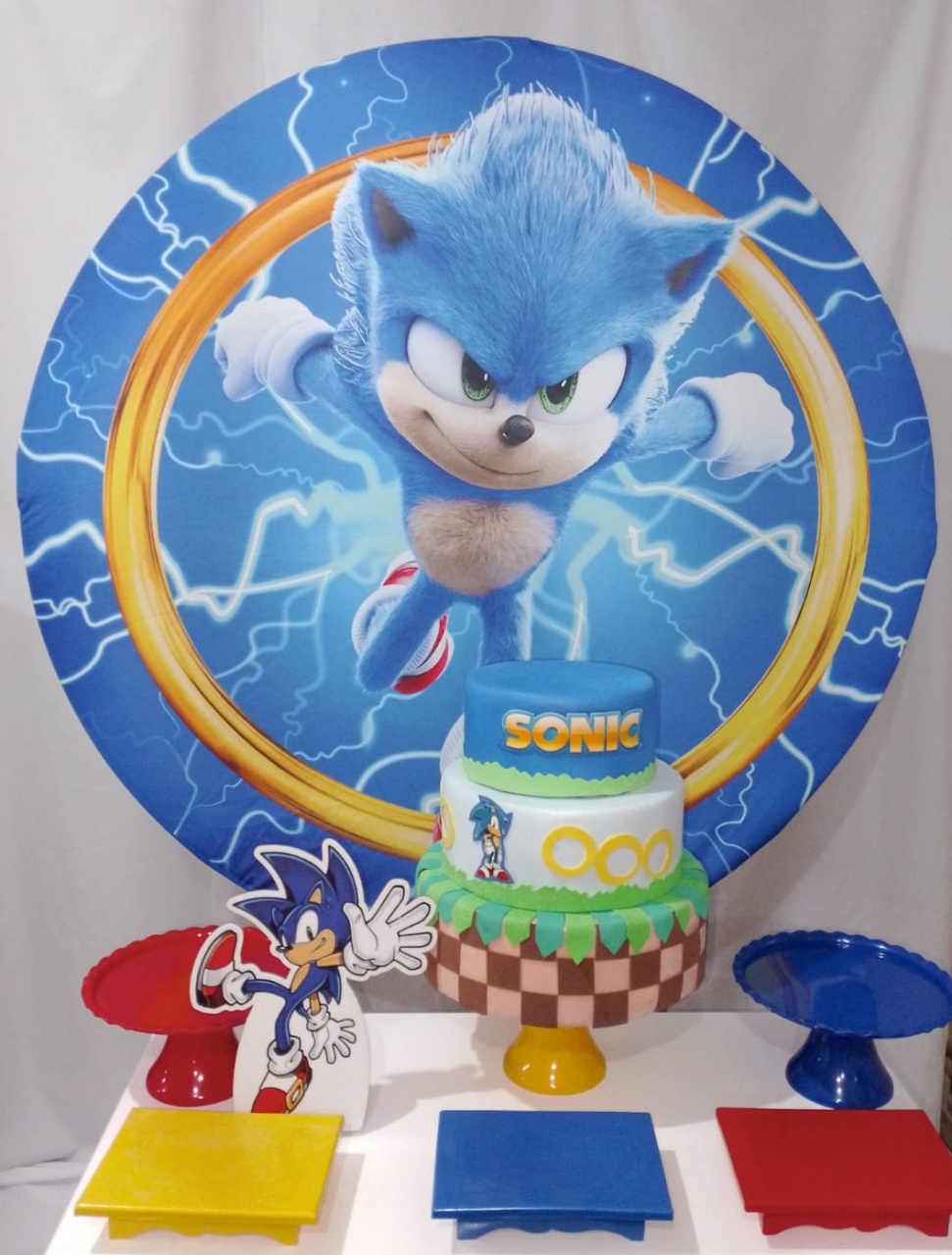 Kit Sem Mesa Sonic - Realize Decorações