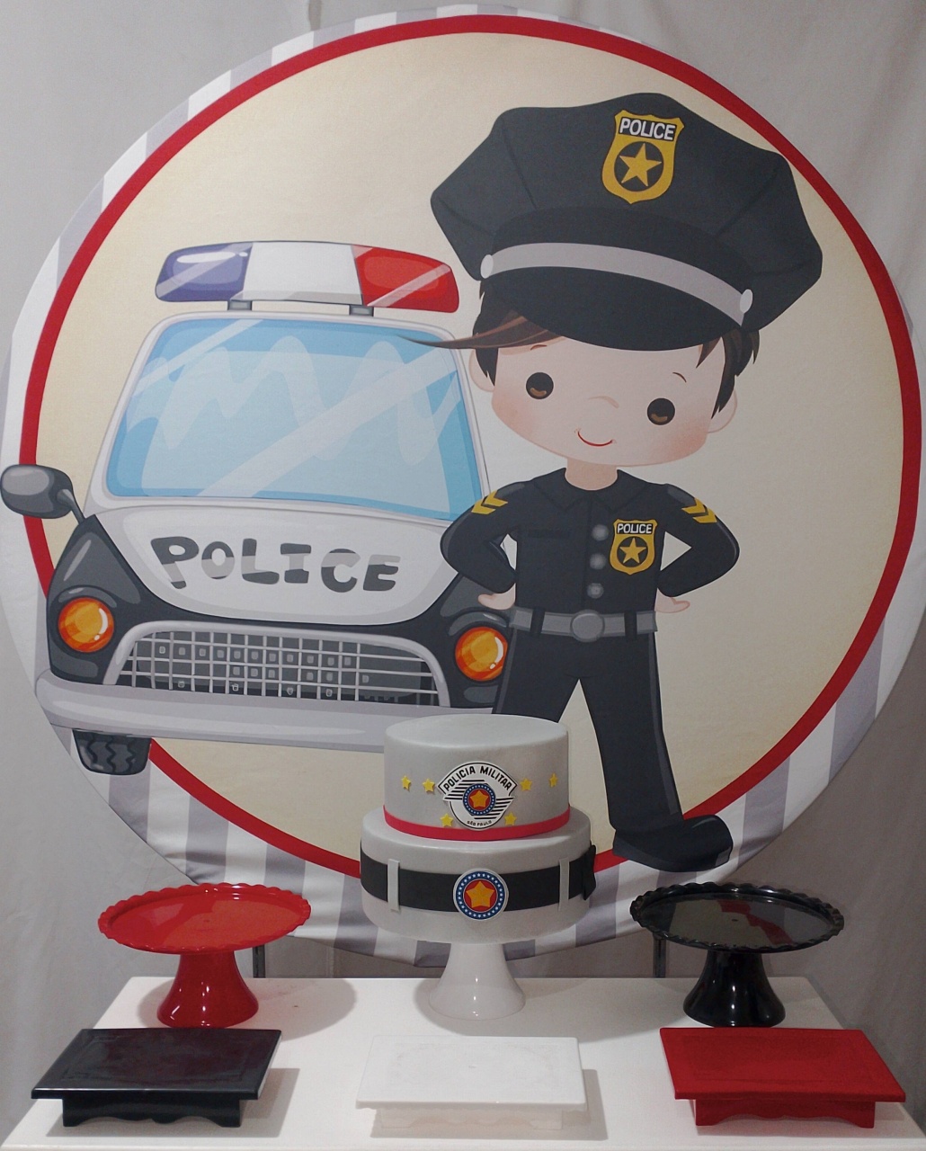 Kit Sem Mesa Polícia  - Realize Decorações