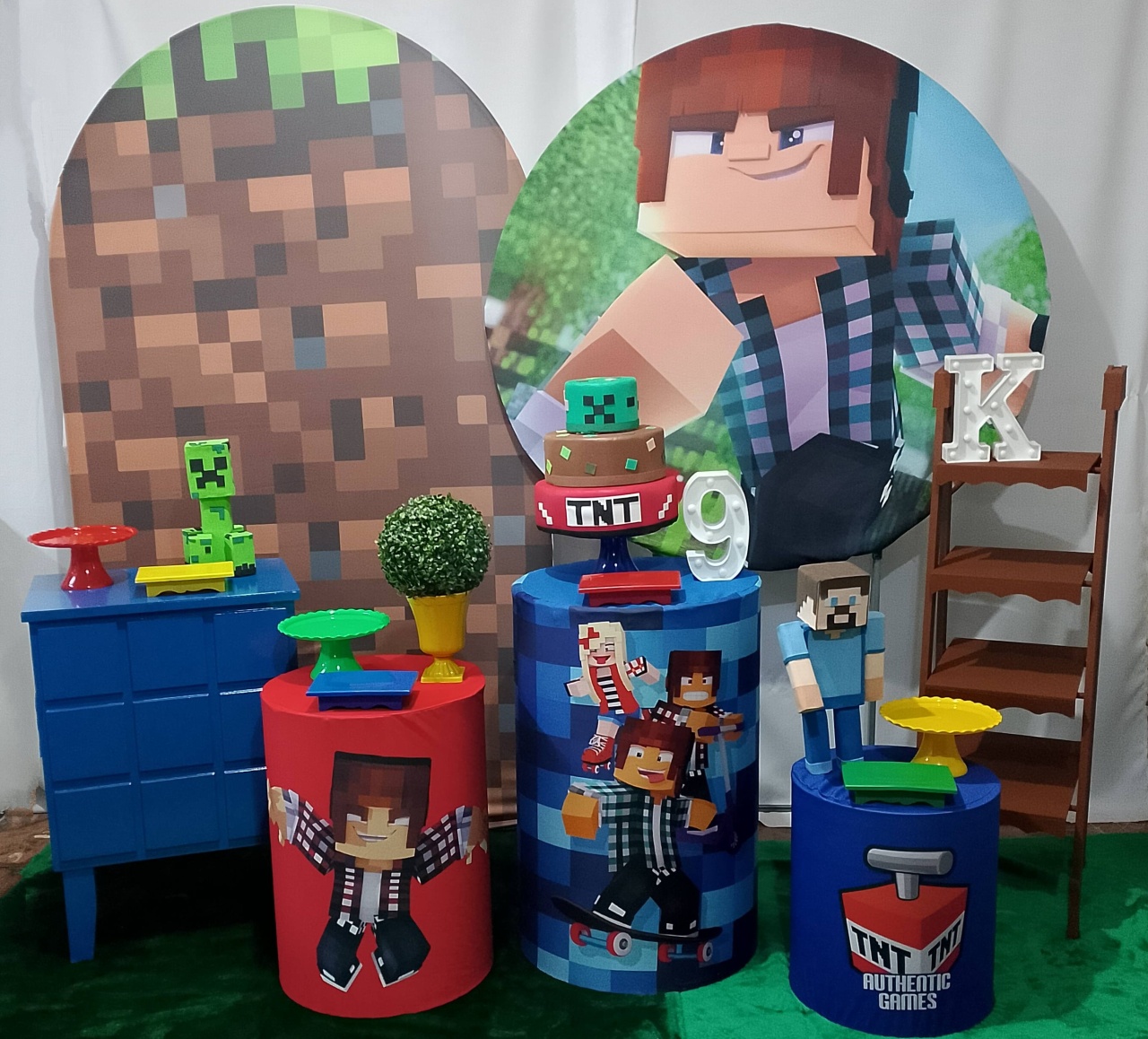 Pegue E Monte Minecraft Luxo - Realize Decorações