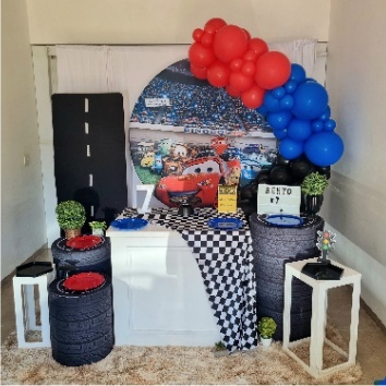 Carros Kit 5 - Eclipse Decoração de Festas