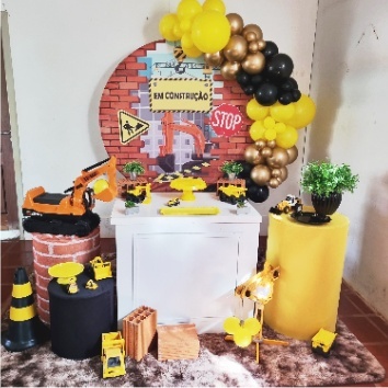 Construção - Kit 04 - Eclipse Decoração de Festas