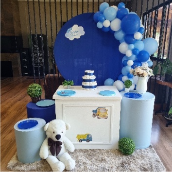Chá de Bebe Azul - Kit 04 - Eclipse Decoração de Festas