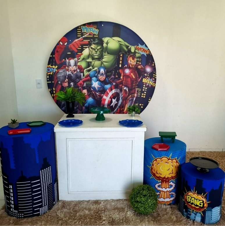 Vingadores - Kit 05 🎈 - Eclipse Decoração de Festas