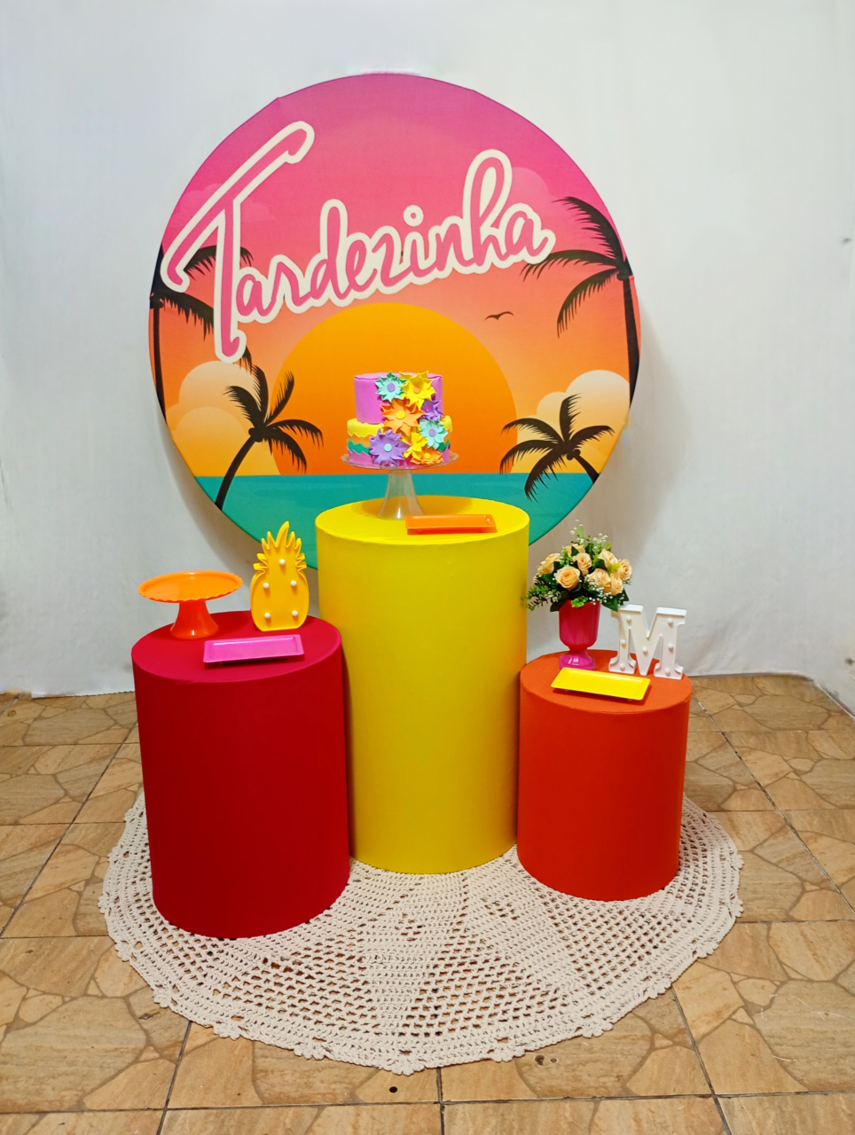 Tardezinha - Kit 1 + Tapete Crochê - Juntosparasempre 