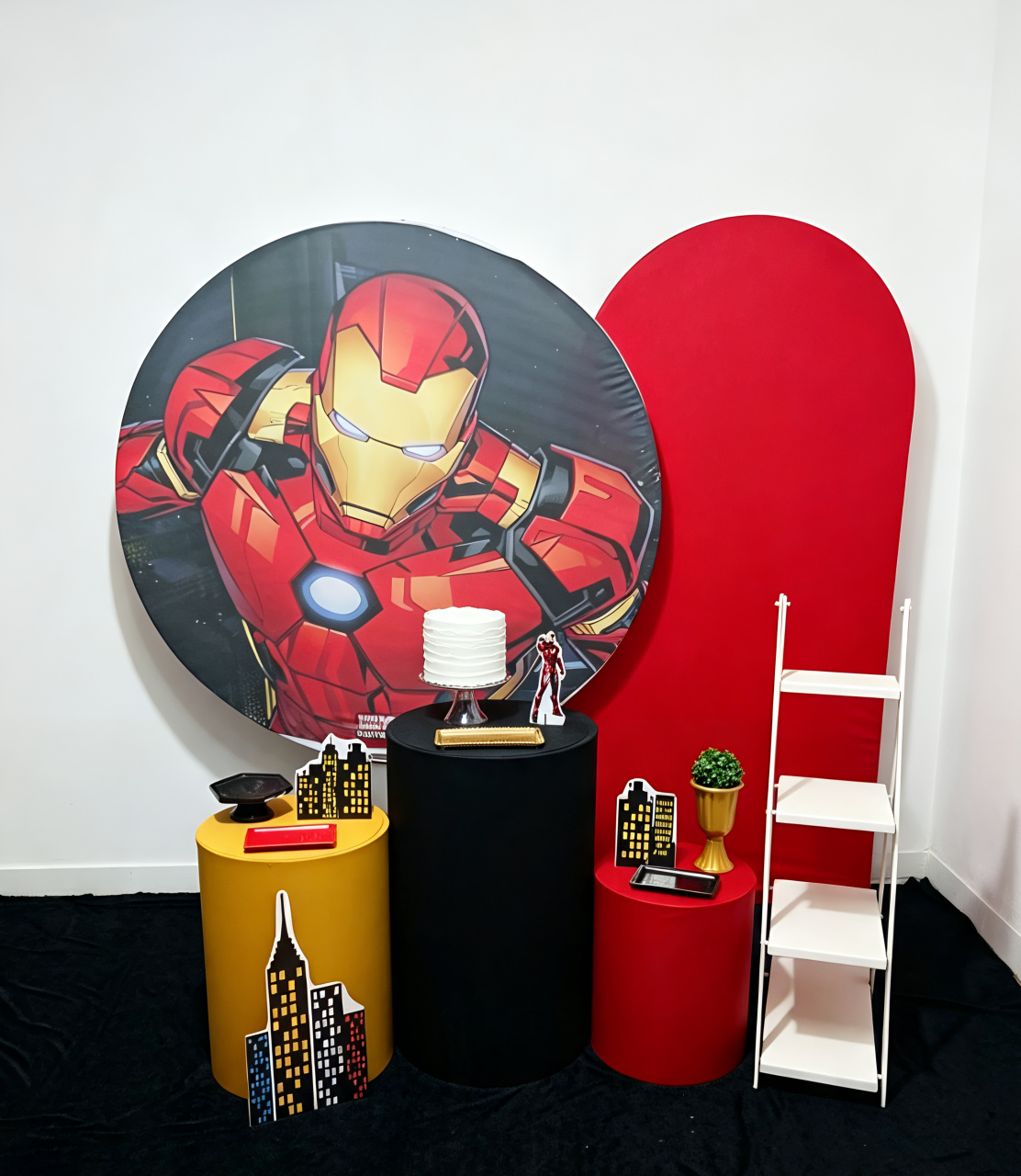 Homem de Ferro - Kit 2 + Escadinha E Display - Juntosparasempre 