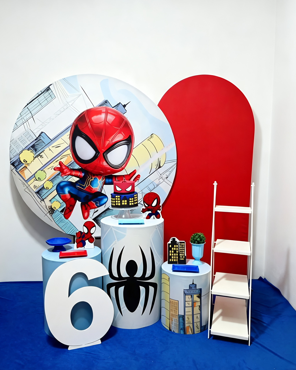 Homem Aranha Baby - Kit 2.+ Escadinha E Número - Juntosparasempre 