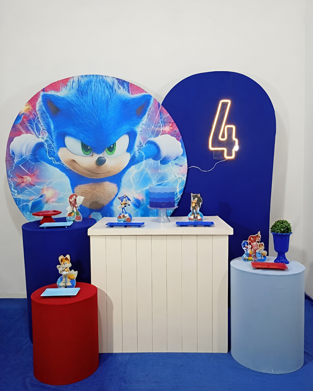 Sonic - Kit 2 + Mesa E Número Led - Juntosparasempre 