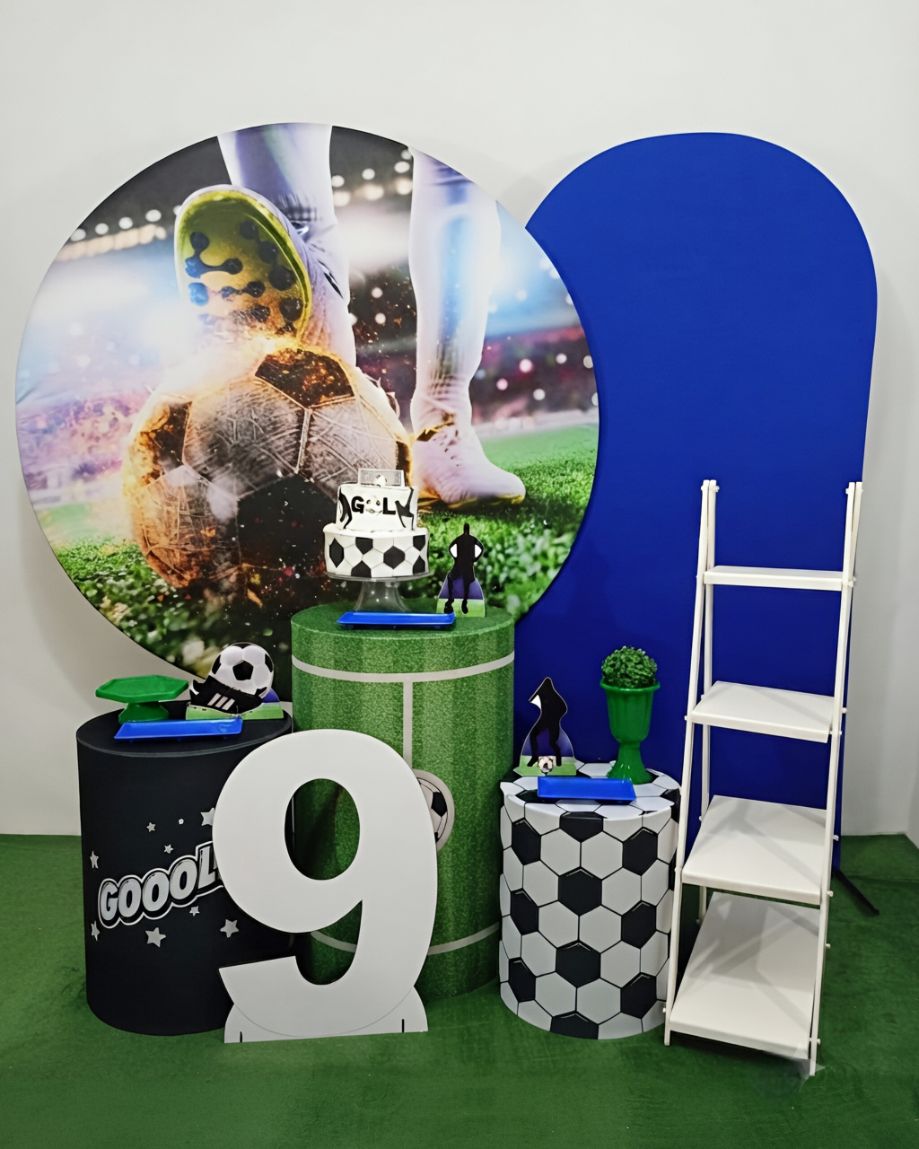 Futebol - Kit 2 + Escadinha E Número - Juntosparasempre 