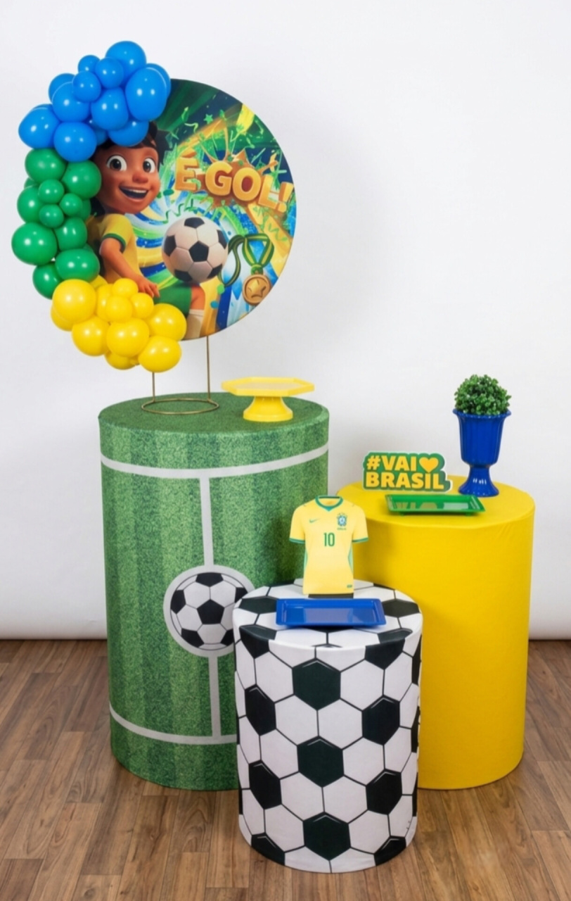 Festa Na Mesa Com Cilindros - Juntosparasempre 