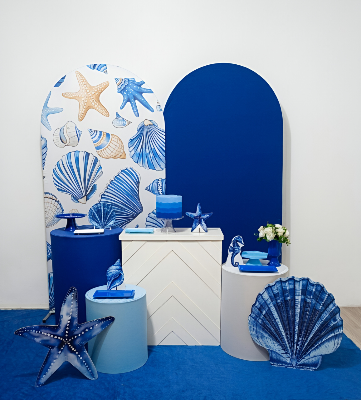 Fundo Do Mar - Kit 2 + Mesa E Displays 60Cm - Juntosparasempre 