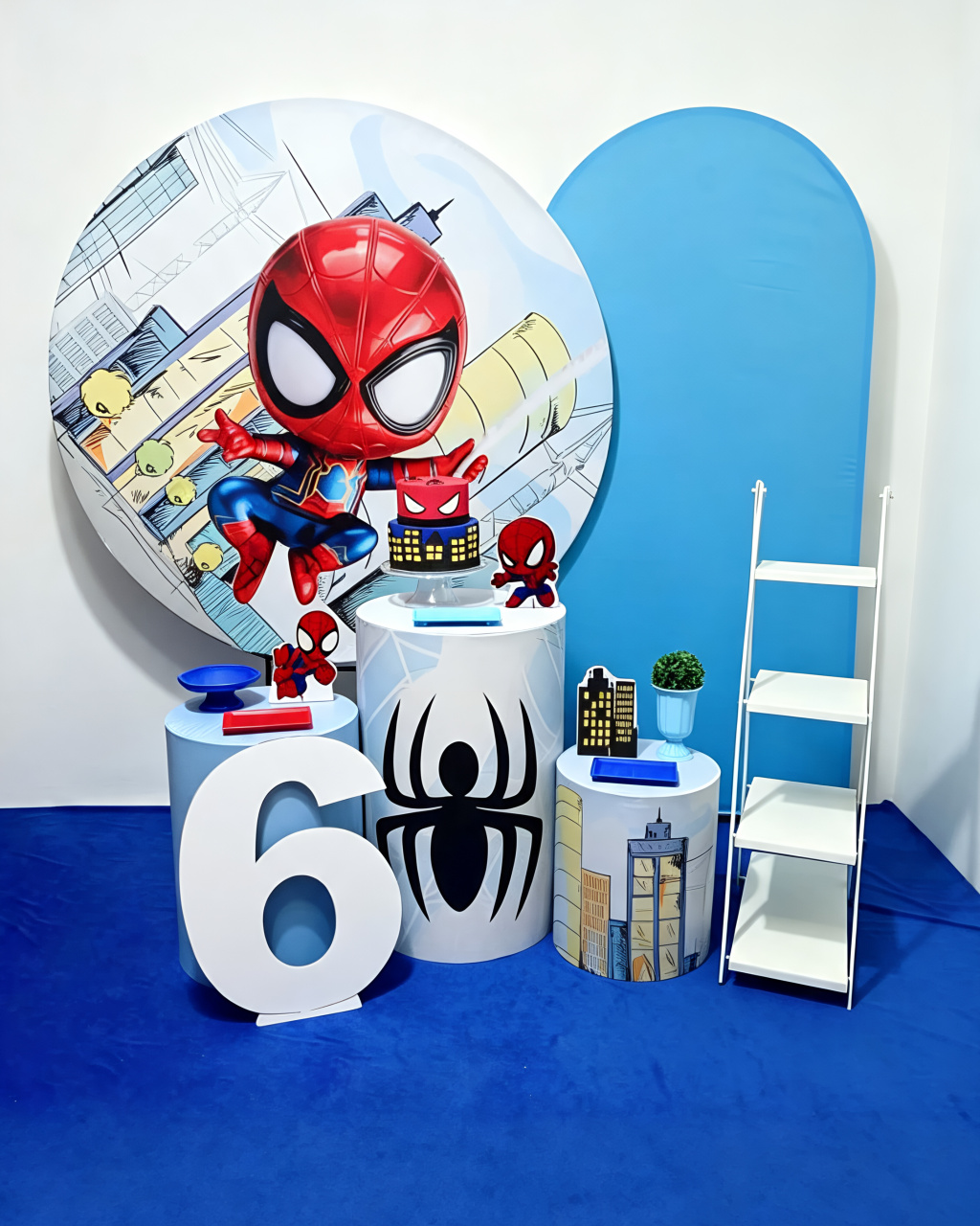 Homem Aranha Baby - Kit 2 + Escadinha E Número - Juntosparasempre 